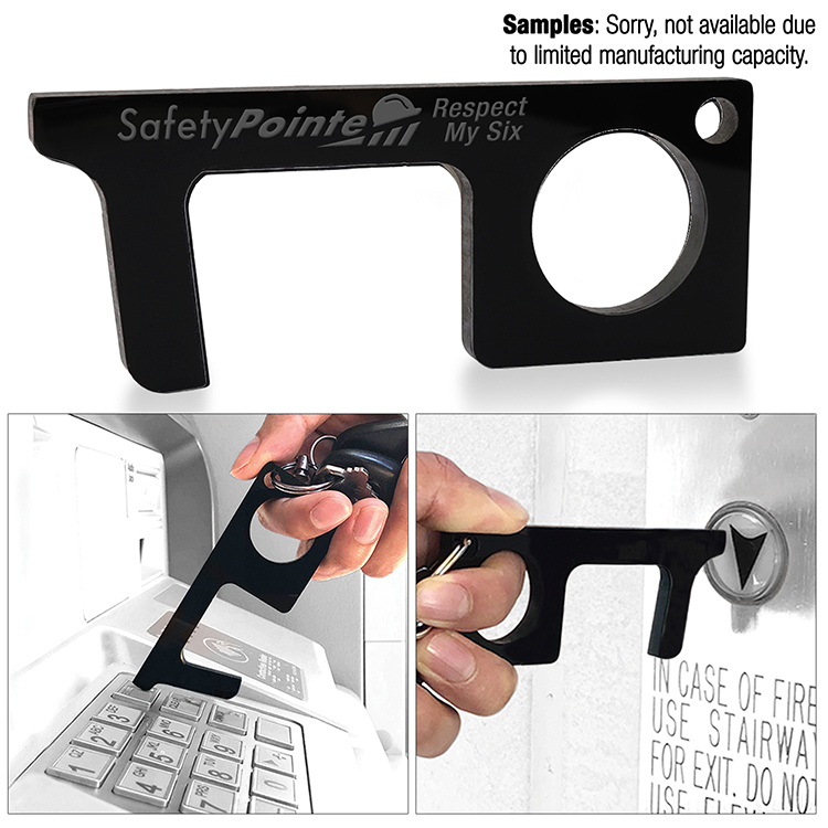 Touchless Black Sanitary Key Touchless Black Sanitary Key